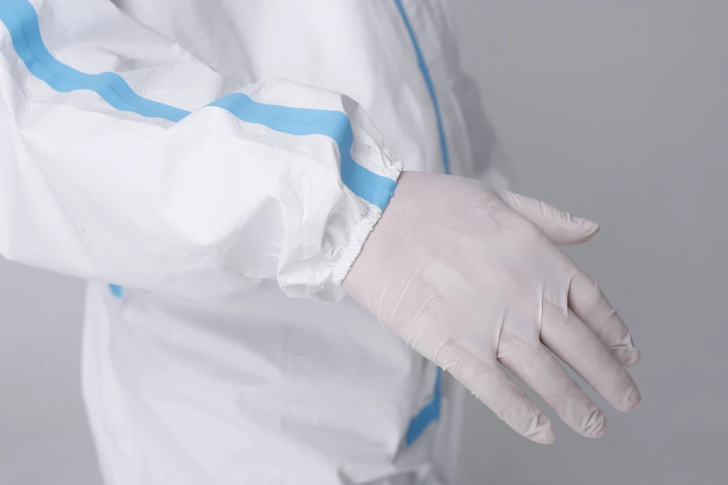 Medical Protective Coveralls Disposable Microporous Clothing with Free Samples