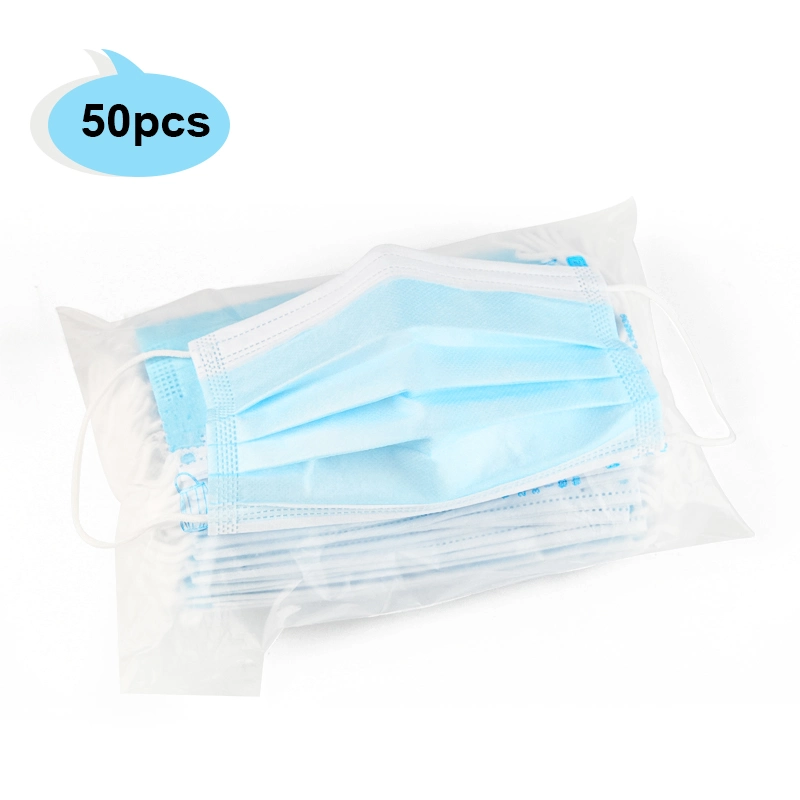 Non Woven Thick 3-Ply Civil Masks Disposable Ear Loop Breathable Face Mask