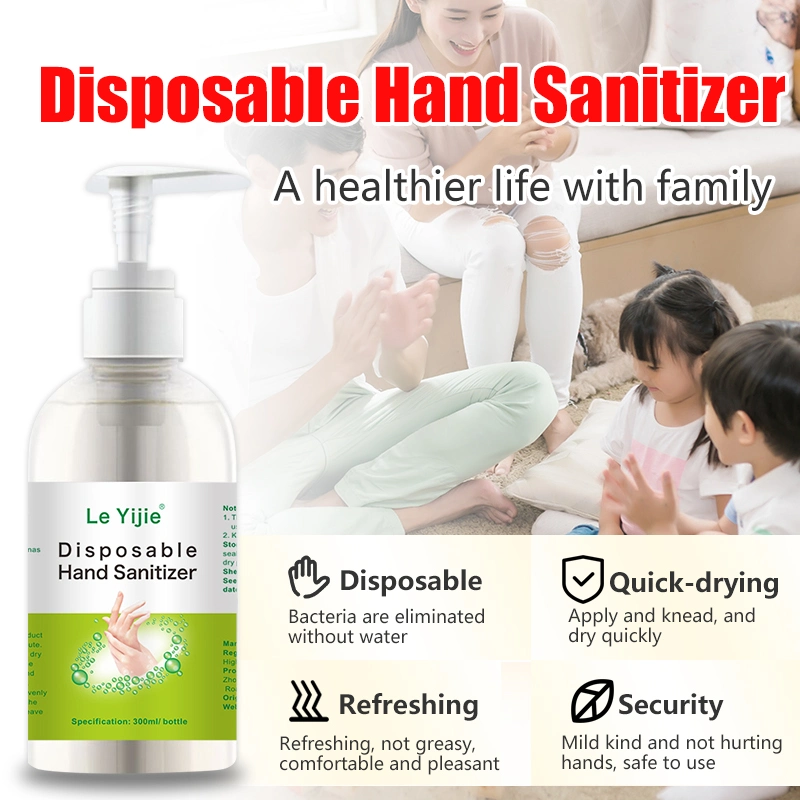 Rinse-Free Antibacterial Gel Hand Sanitizer with Alcohol 500ml