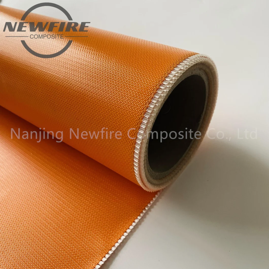 Manufacturer High Quality Fiberglass Mesh Fire Blanket Welding Protective Sleeve Coated 260g Double-Sided Liquid Silicone Fiberglass Cloth